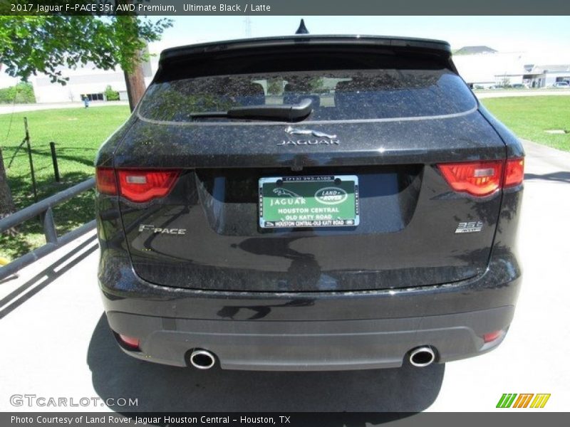 Ultimate Black / Latte 2017 Jaguar F-PACE 35t AWD Premium