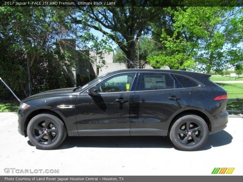 Ultimate Black / Latte 2017 Jaguar F-PACE 35t AWD Premium