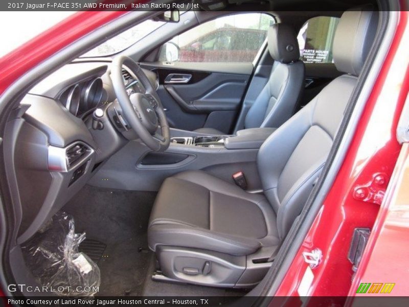 Italian Racing Red / Jet 2017 Jaguar F-PACE 35t AWD Premium