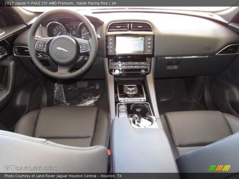 Italian Racing Red / Jet 2017 Jaguar F-PACE 35t AWD Premium