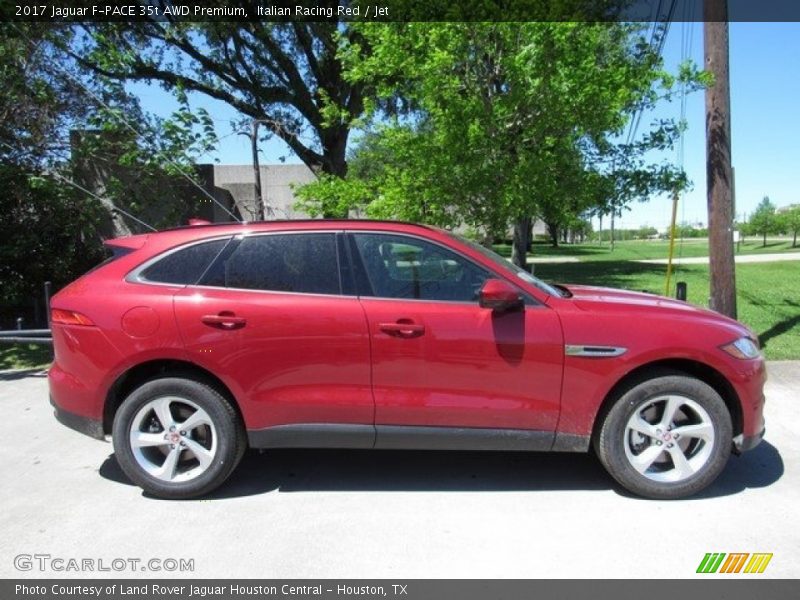 Italian Racing Red / Jet 2017 Jaguar F-PACE 35t AWD Premium