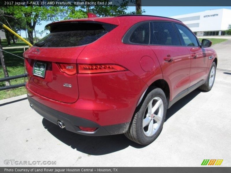 Italian Racing Red / Jet 2017 Jaguar F-PACE 35t AWD Premium