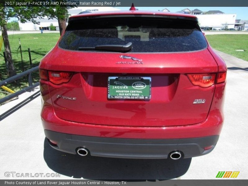 Italian Racing Red / Jet 2017 Jaguar F-PACE 35t AWD Premium
