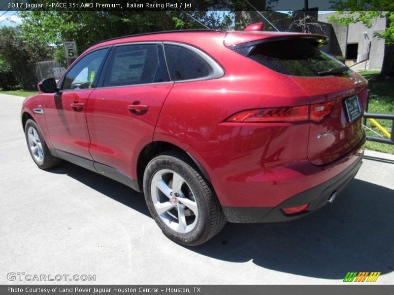Italian Racing Red / Jet 2017 Jaguar F-PACE 35t AWD Premium
