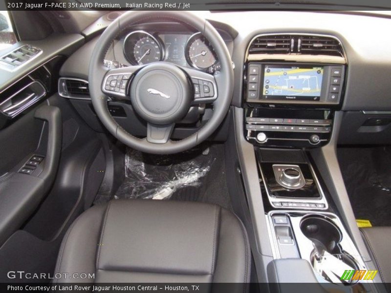 Italian Racing Red / Jet 2017 Jaguar F-PACE 35t AWD Premium