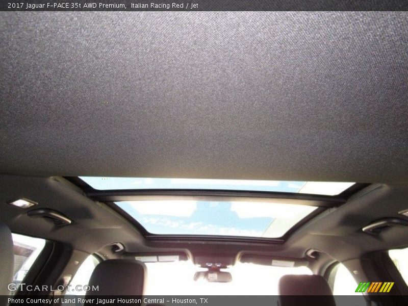 Italian Racing Red / Jet 2017 Jaguar F-PACE 35t AWD Premium
