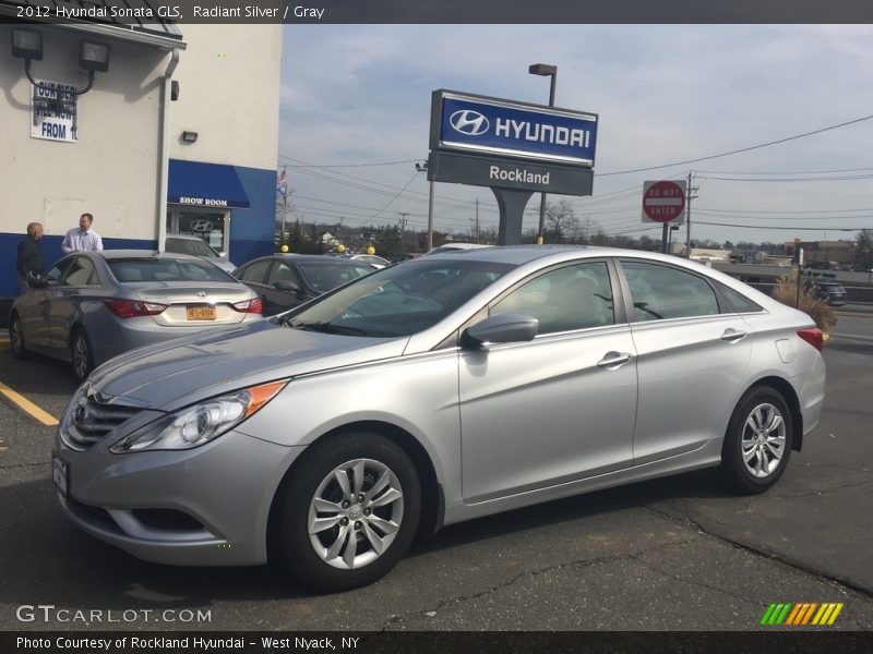 Radiant Silver / Gray 2012 Hyundai Sonata GLS