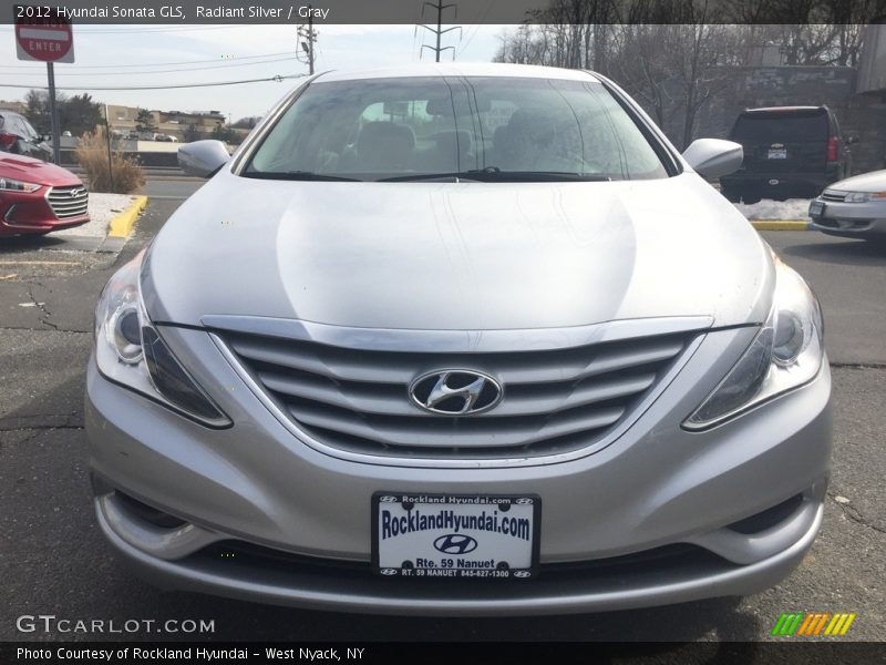 Radiant Silver / Gray 2012 Hyundai Sonata GLS