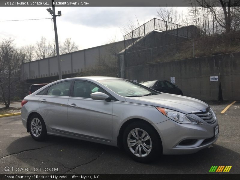 Radiant Silver / Gray 2012 Hyundai Sonata GLS