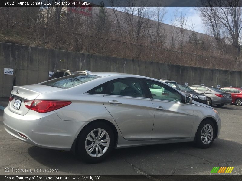 Radiant Silver / Gray 2012 Hyundai Sonata GLS