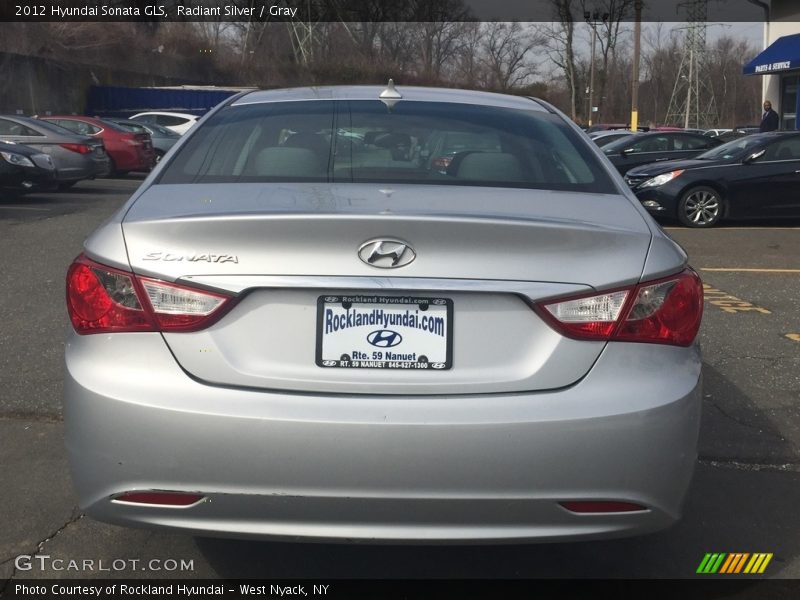 Radiant Silver / Gray 2012 Hyundai Sonata GLS