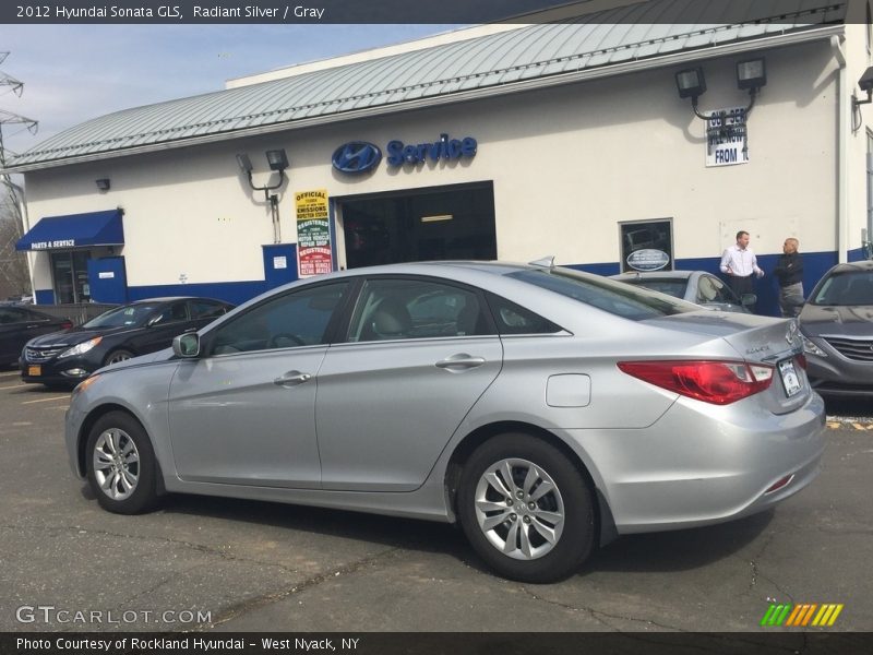 Radiant Silver / Gray 2012 Hyundai Sonata GLS