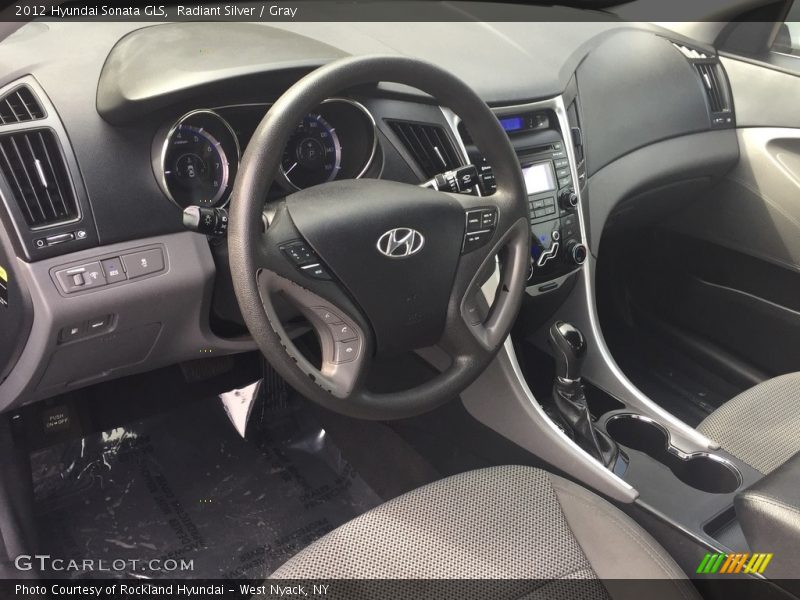 Radiant Silver / Gray 2012 Hyundai Sonata GLS