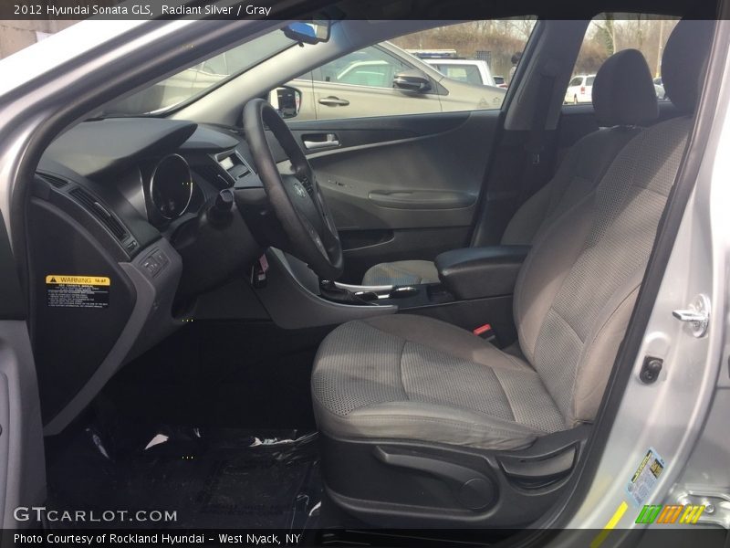 Radiant Silver / Gray 2012 Hyundai Sonata GLS