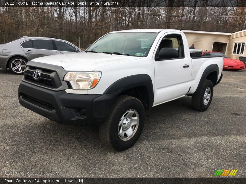 Super White / Graphite 2012 Toyota Tacoma Regular Cab 4x4