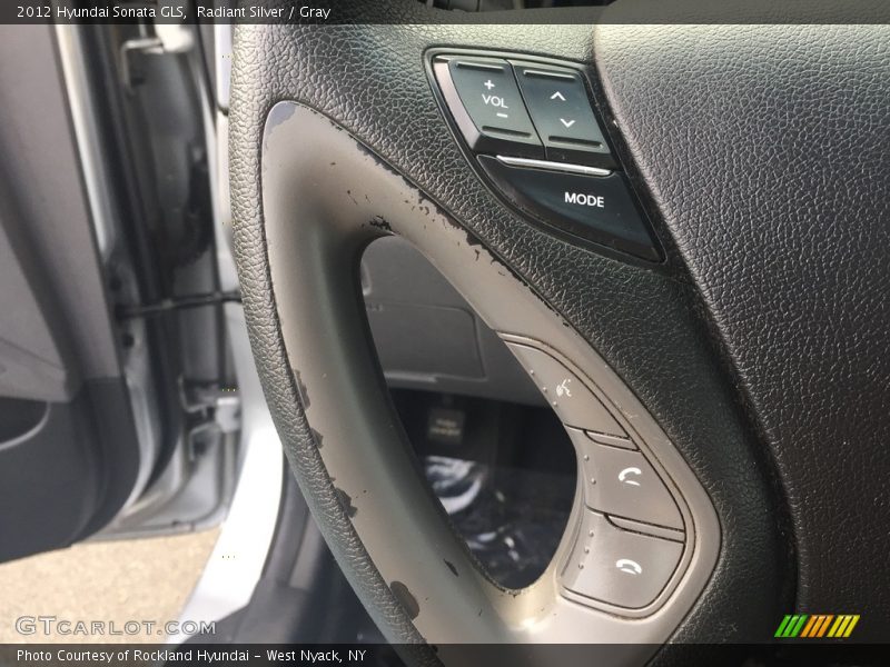 Radiant Silver / Gray 2012 Hyundai Sonata GLS