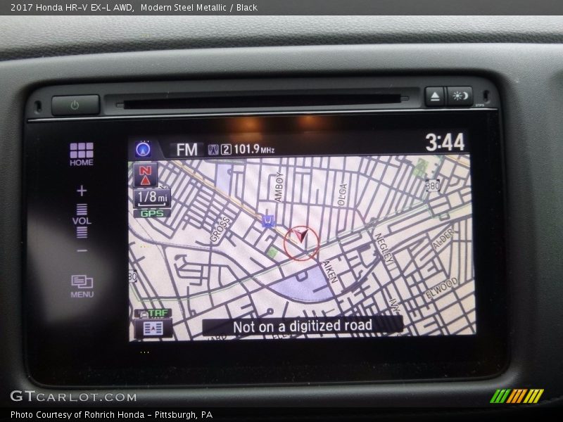 Modern Steel Metallic / Black 2017 Honda HR-V EX-L AWD