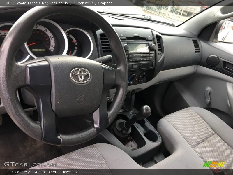Super White / Graphite 2012 Toyota Tacoma Regular Cab 4x4