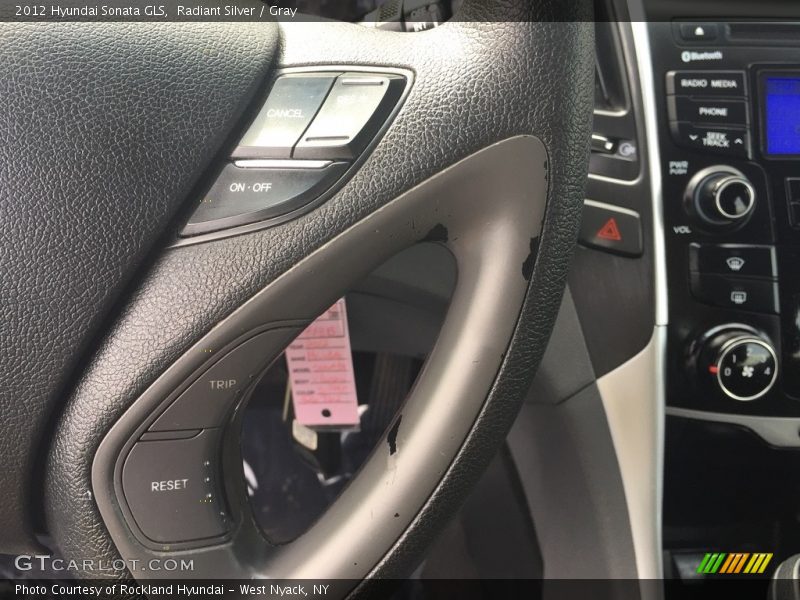 Radiant Silver / Gray 2012 Hyundai Sonata GLS