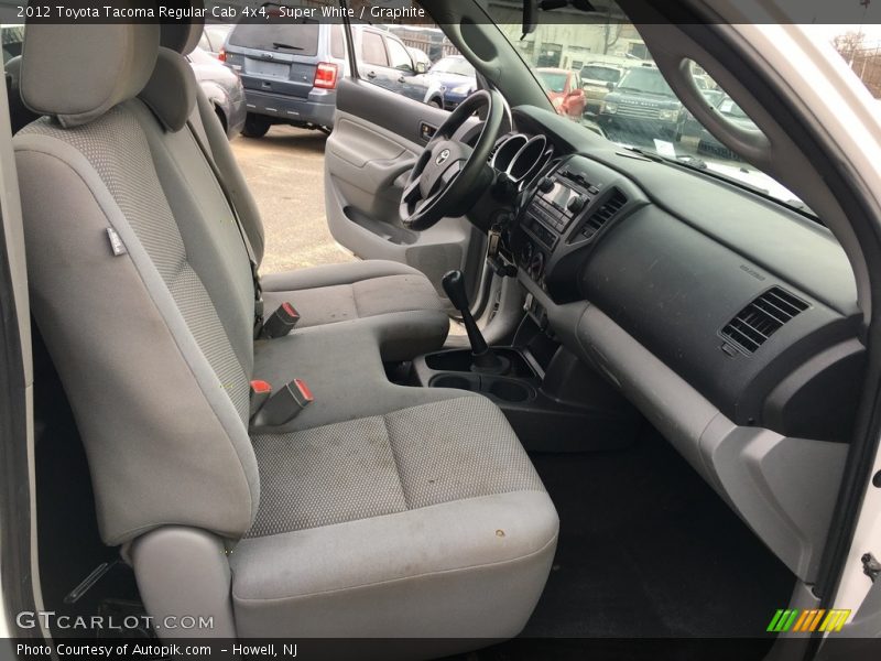 Super White / Graphite 2012 Toyota Tacoma Regular Cab 4x4