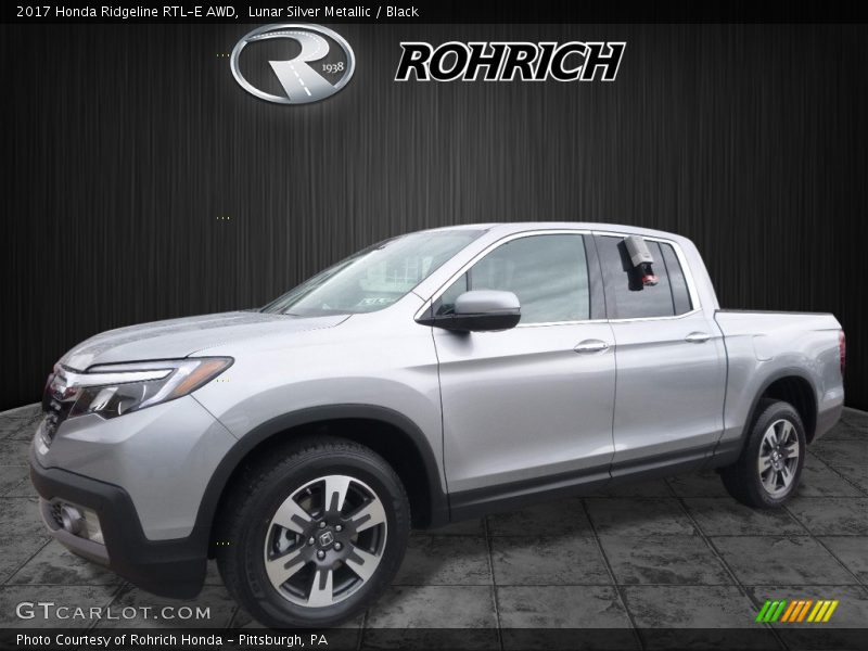 Lunar Silver Metallic / Black 2017 Honda Ridgeline RTL-E AWD