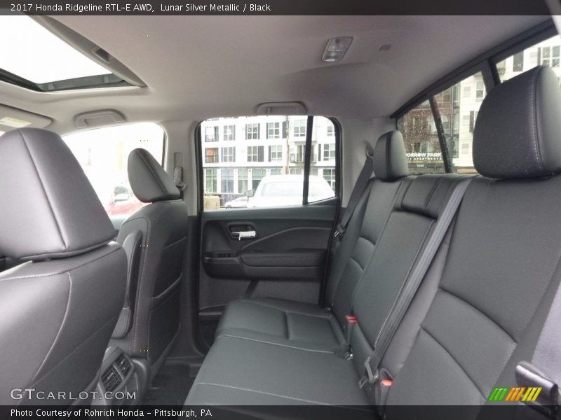 Lunar Silver Metallic / Black 2017 Honda Ridgeline RTL-E AWD