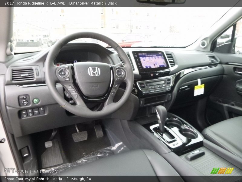 Lunar Silver Metallic / Black 2017 Honda Ridgeline RTL-E AWD