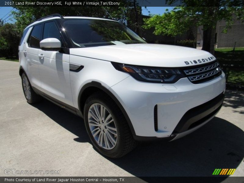 Fuji White / Vintage Tan/Ebony 2017 Land Rover Discovery HSE