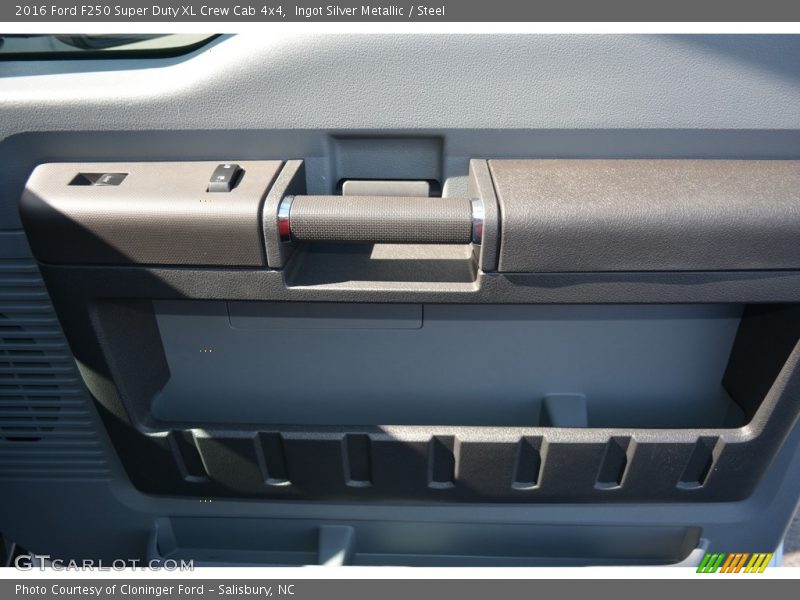 Ingot Silver Metallic / Steel 2016 Ford F250 Super Duty XL Crew Cab 4x4