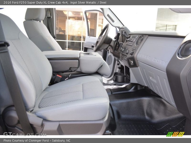 Ingot Silver Metallic / Steel 2016 Ford F250 Super Duty XL Crew Cab 4x4