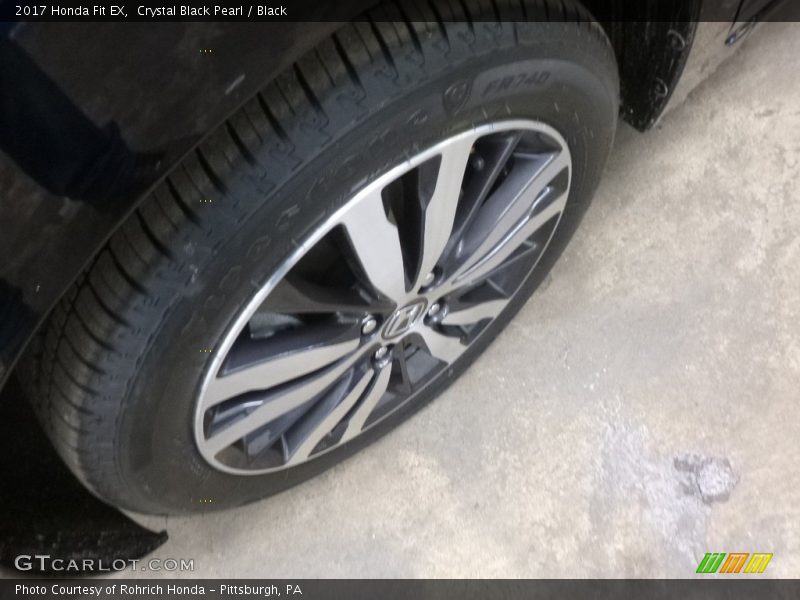 Crystal Black Pearl / Black 2017 Honda Fit EX