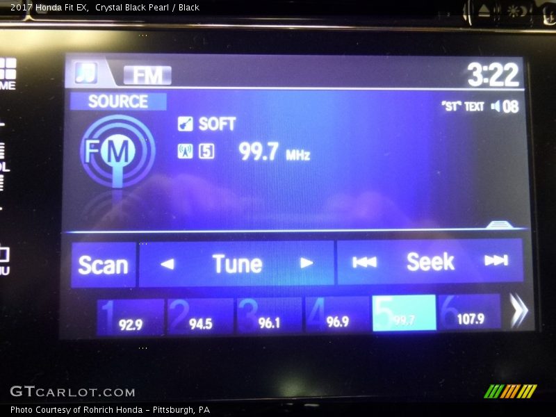 Crystal Black Pearl / Black 2017 Honda Fit EX