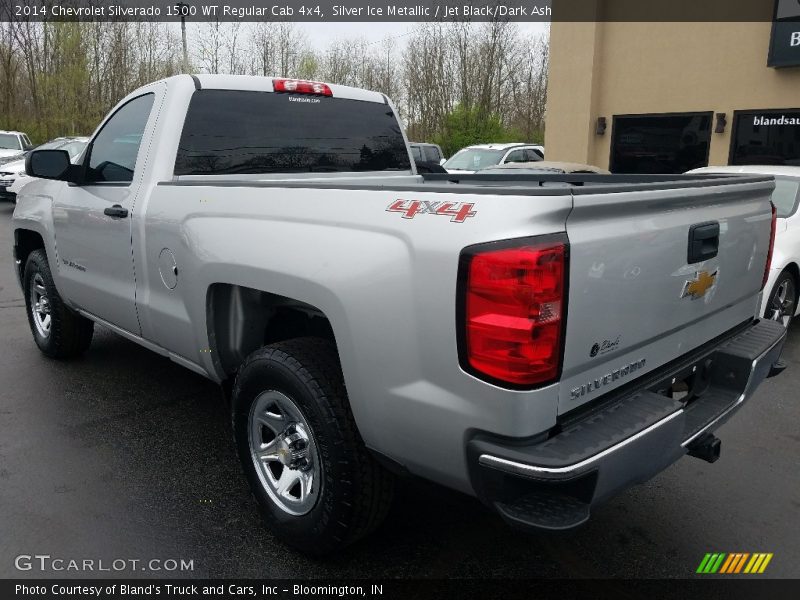 Silver Ice Metallic / Jet Black/Dark Ash 2014 Chevrolet Silverado 1500 WT Regular Cab 4x4