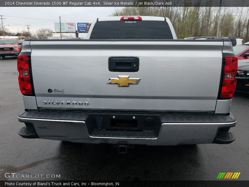 Silver Ice Metallic / Jet Black/Dark Ash 2014 Chevrolet Silverado 1500 WT Regular Cab 4x4