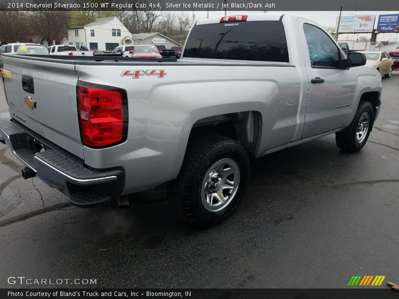 Silver Ice Metallic / Jet Black/Dark Ash 2014 Chevrolet Silverado 1500 WT Regular Cab 4x4