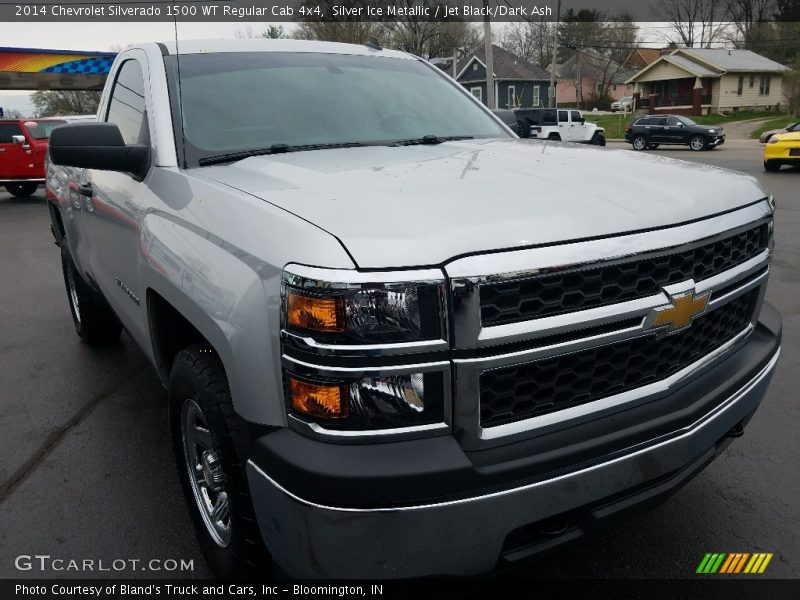 Silver Ice Metallic / Jet Black/Dark Ash 2014 Chevrolet Silverado 1500 WT Regular Cab 4x4