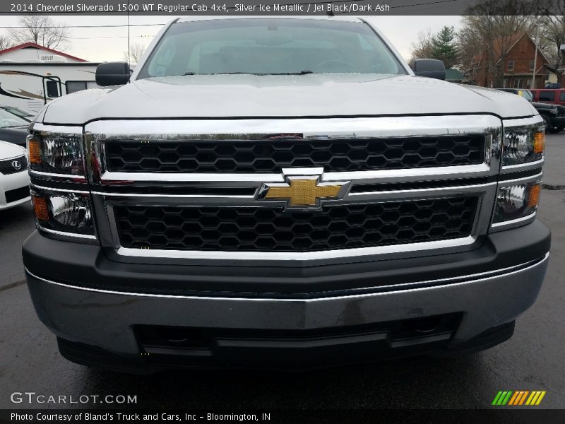Silver Ice Metallic / Jet Black/Dark Ash 2014 Chevrolet Silverado 1500 WT Regular Cab 4x4