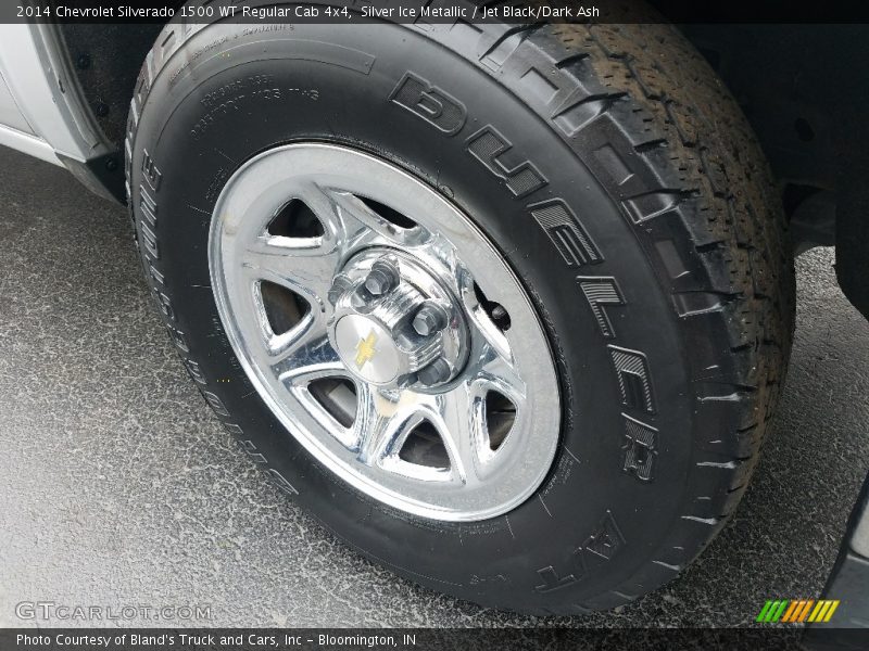 Silver Ice Metallic / Jet Black/Dark Ash 2014 Chevrolet Silverado 1500 WT Regular Cab 4x4