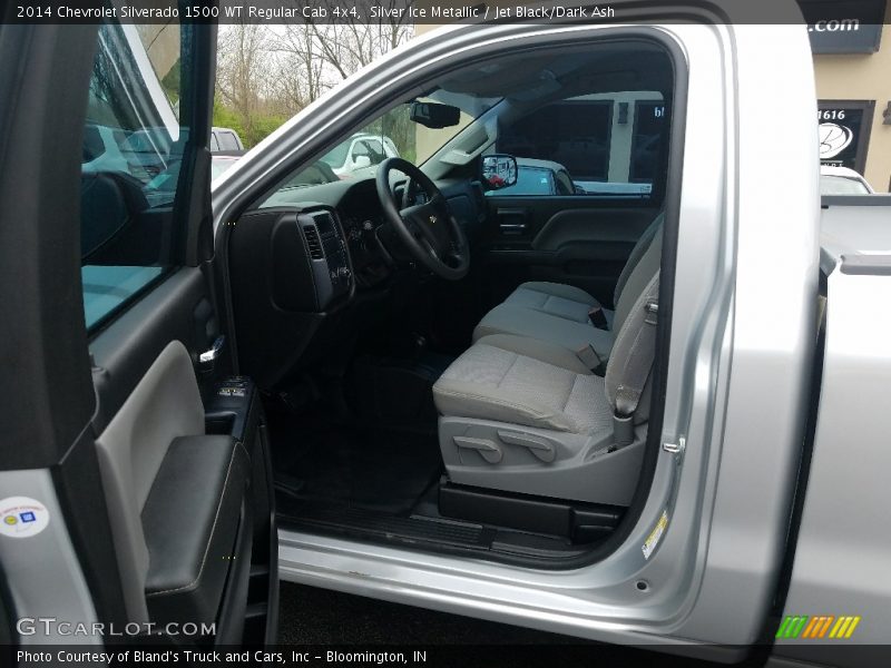 Silver Ice Metallic / Jet Black/Dark Ash 2014 Chevrolet Silverado 1500 WT Regular Cab 4x4