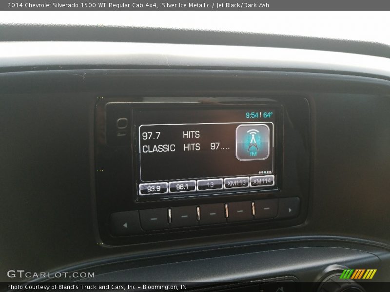 Silver Ice Metallic / Jet Black/Dark Ash 2014 Chevrolet Silverado 1500 WT Regular Cab 4x4