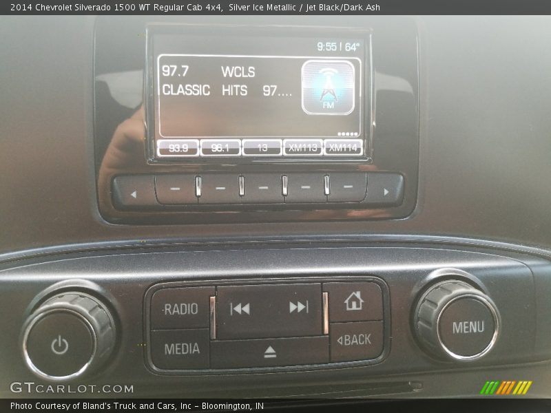 Silver Ice Metallic / Jet Black/Dark Ash 2014 Chevrolet Silverado 1500 WT Regular Cab 4x4