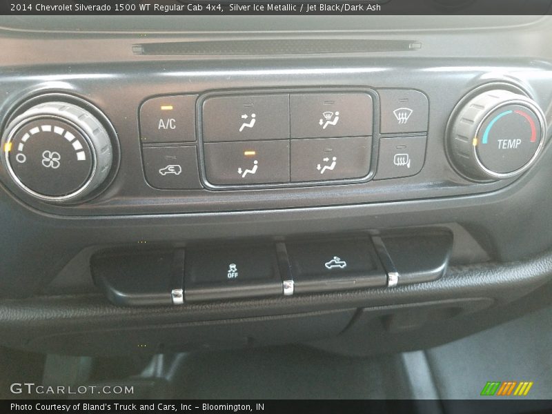 Silver Ice Metallic / Jet Black/Dark Ash 2014 Chevrolet Silverado 1500 WT Regular Cab 4x4