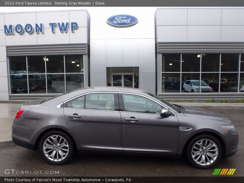 Sterling Gray Metallic / Dune 2013 Ford Taurus Limited