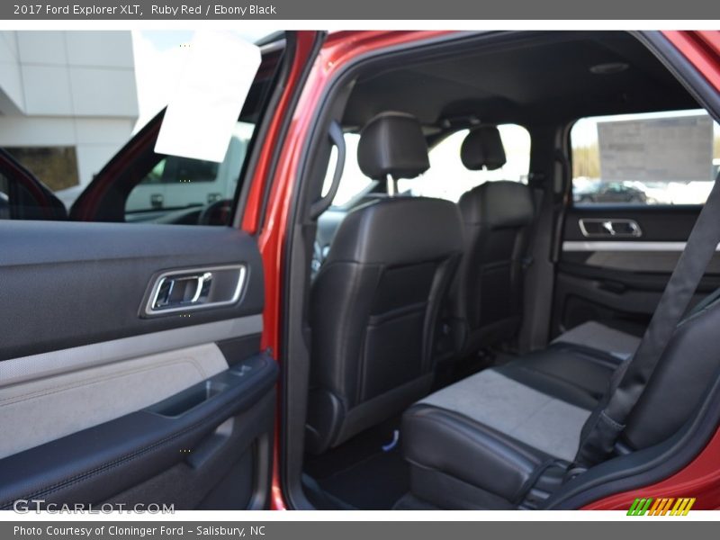 Ruby Red / Ebony Black 2017 Ford Explorer XLT