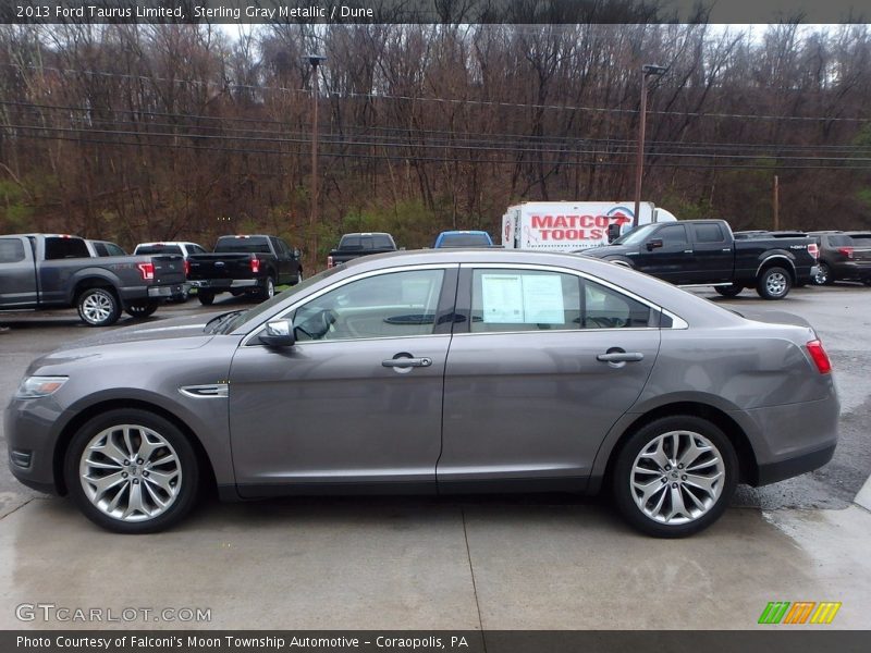 Sterling Gray Metallic / Dune 2013 Ford Taurus Limited