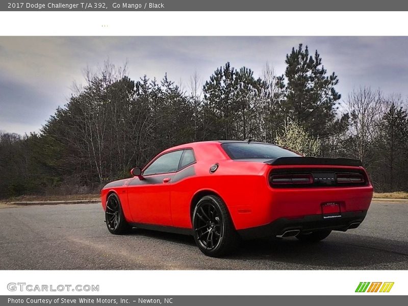 Go Mango / Black 2017 Dodge Challenger T/A 392
