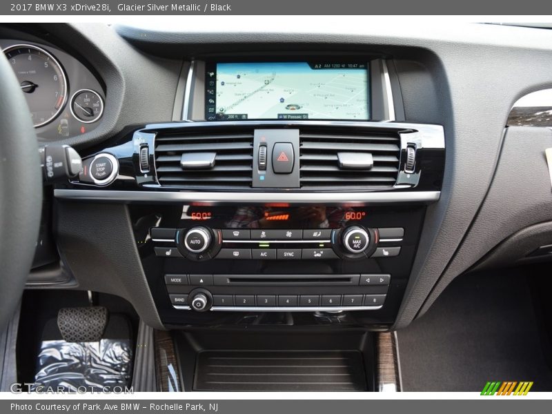 Glacier Silver Metallic / Black 2017 BMW X3 xDrive28i