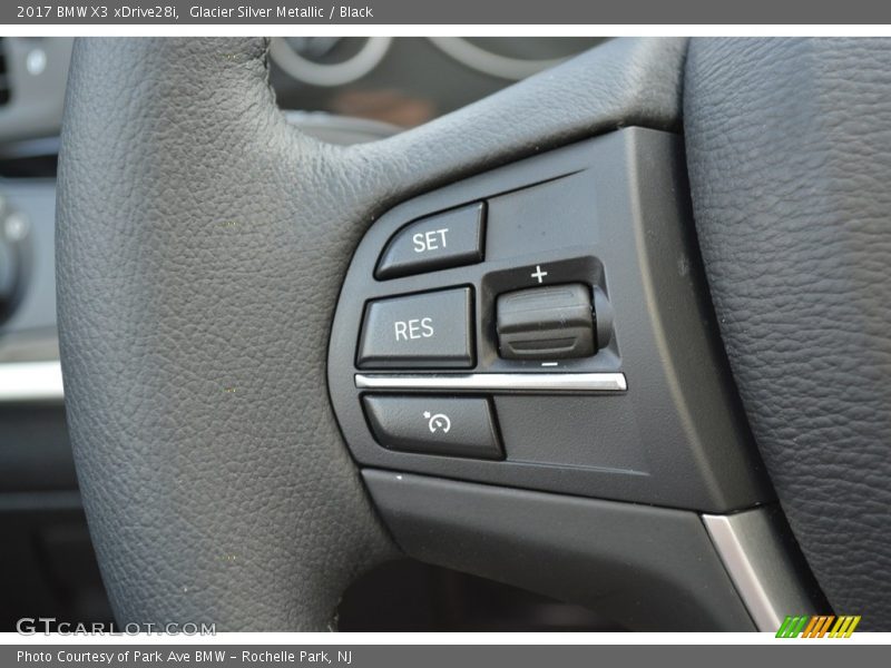 Glacier Silver Metallic / Black 2017 BMW X3 xDrive28i