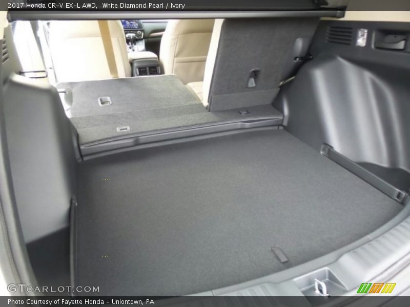 White Diamond Pearl / Ivory 2017 Honda CR-V EX-L AWD