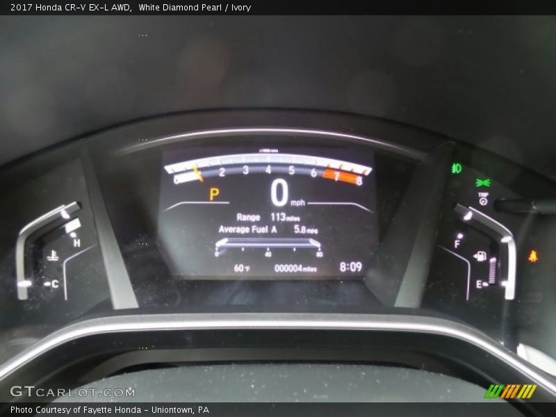 White Diamond Pearl / Ivory 2017 Honda CR-V EX-L AWD